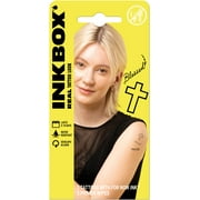Inkbox Temporary Tattoos, Blessed + Cross, 2 Pack