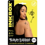 Inkbox Temporary Tattoos, Lock+Key, 2 Pack