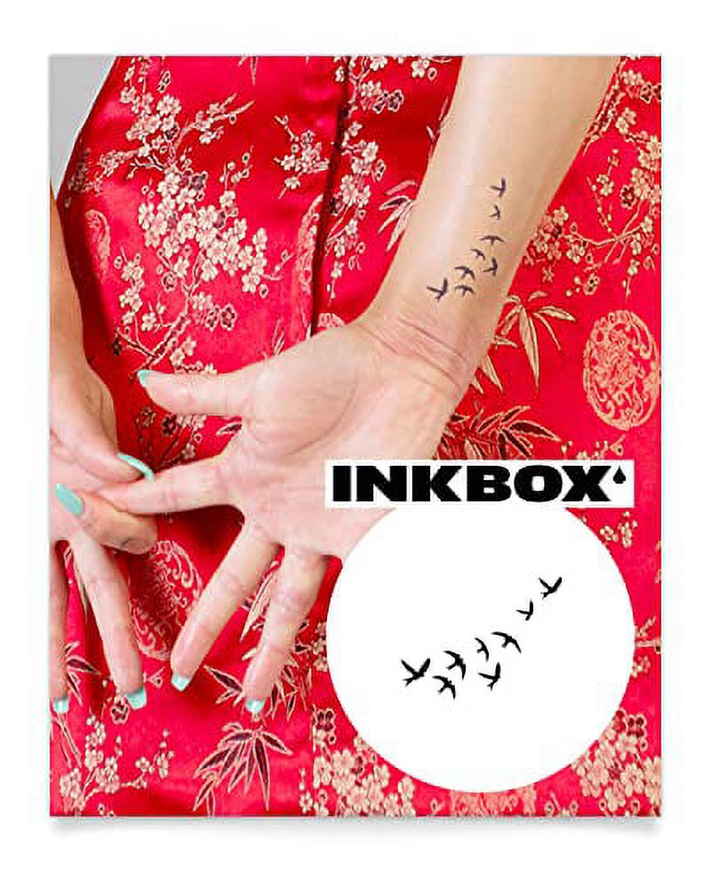 Inkbox Temporary Tattoos, SemiPermanent Tattoo, One Premium Easy Long Lasting, WaterResistant