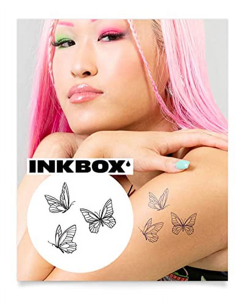 Inkbox Temporary Tattoos, SemiPermanent Tattoo, One Premium Easy Long Lasting, WaterResistant