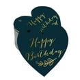 thumbnail image 1 of Inkdotpot 100 Pack Real Gold Foil Paper Tag Happy Birthday Favor Hang Tag, 1 of 8