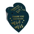 thumbnail image 1 of Inkdotpot 100 Pack Thank You From The New Wedding Favor Paper Tag Craft Real Gold Foil Hang Tag, 1 of 6