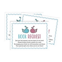 Inkdotpot 30 Books For Baby Shower Request Cards Bring A Book Instead Of A Card Gender Reveal Its a Boy Its a Girl Baby Shower Invitations Inserts Games