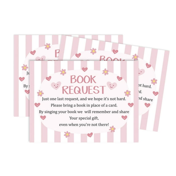 Inkdotpot 30 Books For Baby Shower Request Cards Bring A Book Instead Of A Card Gender Neutral Stripe Baby Shower Invitations Inserts Games