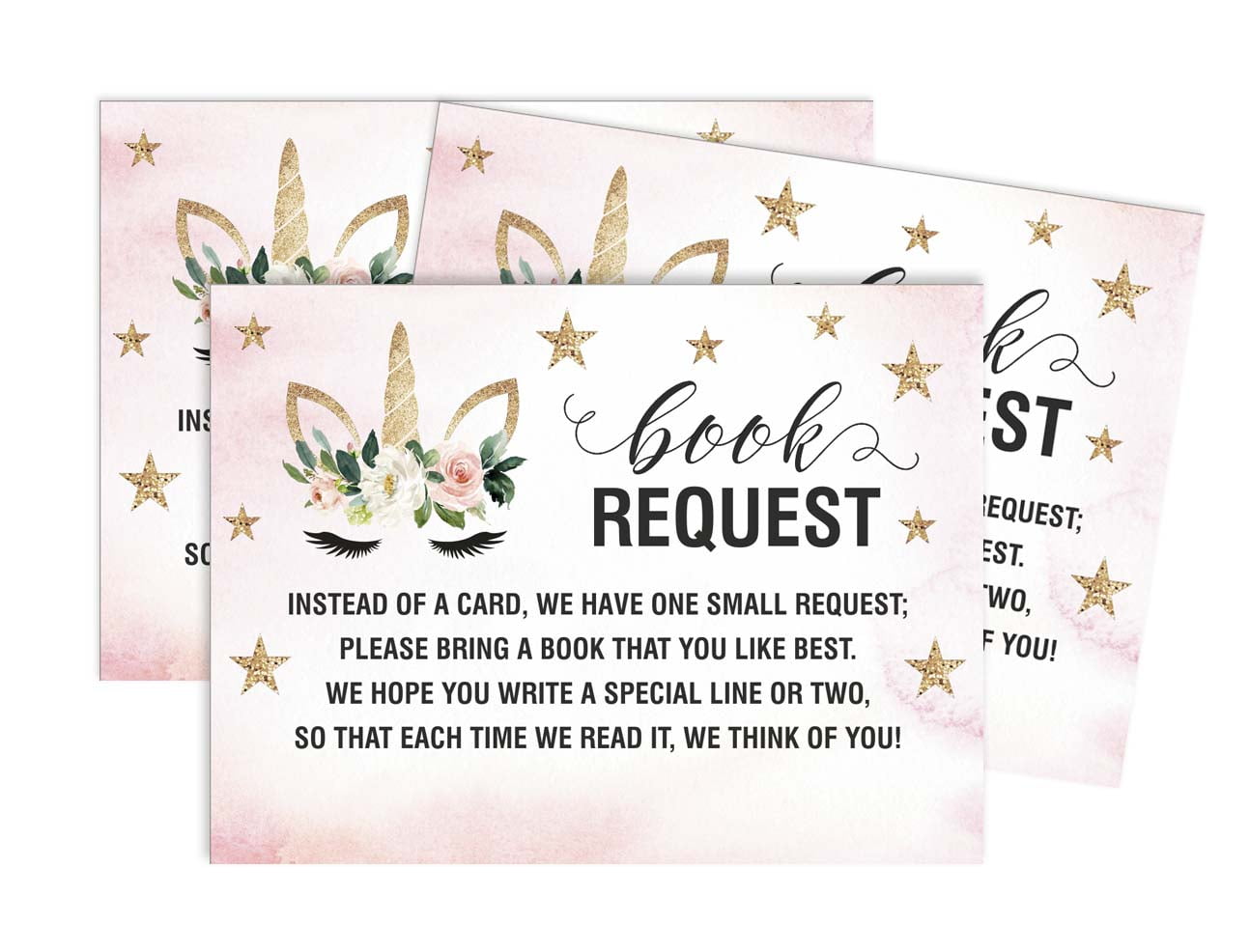 Inkdotpot 30 Books For Baby Shower Request Cards Bring A Book Instead Of A Card Gender Reveal Its a Girl Baby Shower Invitations Inserts Games