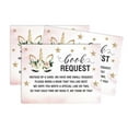 thumbnail image 1 of Inkdotpot 30 Books For Baby Shower Request Cards Bring A Book Instead Of A Card Gender Reveal Its a Girl Baby Shower Invitations Inserts Games, 1 of 6