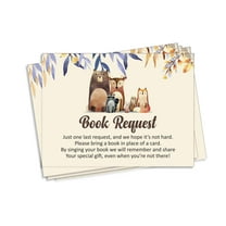 Inkdotpot 30 Books For Baby Shower Request Cards Bring A Book Instead Of A Card Jungle Animals Gender Neutral Baby Shower Invitations Inserts Games