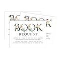 thumbnail image 1 of Inkdotpot 30 Books For Baby Shower Request Cards Bring A Book Instead Of A Card Oh Baby Gender Neutral Baby Shower Invitations Inserts Games, 1 of 6