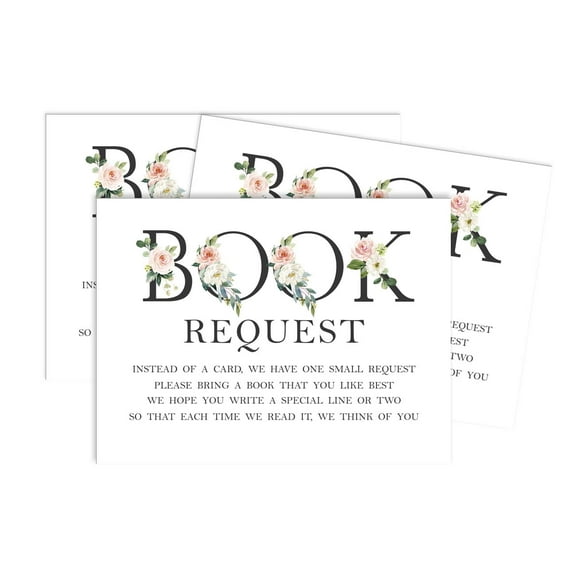 Inkdotpot 30 Books For Baby Shower Request Cards Bring A Book Instead Of A Card Oh Baby Gender Neutral Baby Shower Invitations Inserts Games