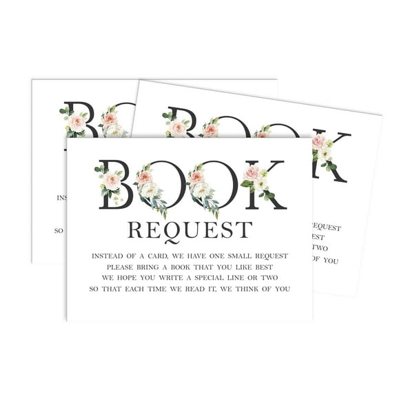 Inkdotpot 30 Books For Baby Shower Request Cards Bring A Book Instead Of A Card Oh Baby Gender Neutral Baby Shower Invitations Inserts Games