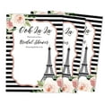 thumbnail image 1 of Inkdotpot 30 Bridal Shower InvitationsFloral Eiffel TowerWedding Fill-In Style Invites Blank Invites, 1 of 8
