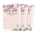thumbnail image 1 of Inkdotpot 30 Bridal Shower InvitationsFloralWedding Fill-In Style Invites Blank Invites, 1 of 1