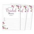 thumbnail image 1 of Inkdotpot 30 Bridal Shower InvitationsFloralWedding Fill-In Style Invites Blank Invites, 1 of 8