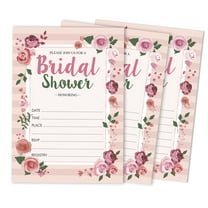 Inkdotpot 30 Bridal Shower InvitationsFloralWedding Fill-In Style Invites Blank Invites