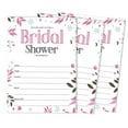 thumbnail image 1 of Inkdotpot 30 Bridal Shower InvitationsFloralWedding Fill-In Style Invites Blank Invites, 1 of 8