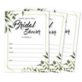 thumbnail image 1 of Inkdotpot 30 Bridal Shower InvitationsGreeneryWedding Fill-In Style Invites Blank Invites, 1 of 1