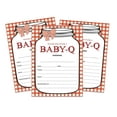 thumbnail image 1 of Inkdotpot 30 Fill In StyleBaby Shower Invitation Cards BBQ Gender Neutral Blank Invites, 1 of 7