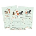 thumbnail image 1 of Inkdotpot 30 Fill In StyleBaby Shower Invitation Cards Jungle Animals Gender Neutral Blank Invites, 1 of 1