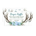 thumbnail image 1 of Inkdotpot 30Baby ShowerDiaper Raffle Ticket Lottery Insert Cards Supplies Games For Baby Shower Party Antler (Boy) Jungle Animals Bring A Pack Of Diapers To Win Favors Gifts And Prizes, 1 of 5