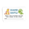 thumbnail image 1 of Inkdotpot 30Baby ShowerDiaper Raffle Ticket Lottery Insert Cards Supplies Games For Baby Shower Party Dinosaur Jungle Animals Bring A Pack Of Diapers To Win Favors Gifts And Prizes, 1 of 1