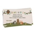 thumbnail image 1 of Inkdotpot 30Baby ShowerDiaper Raffle Ticket Lottery Insert Cards Supplies Games For Baby Shower Party Jungle Animals Bring A Pack Of Diapers To Win Favors Gifts And Prizes, 1 of 5