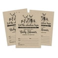 thumbnail image 1 of Inkdotpot 30Deer Jungle Animals Baby Shower Rustic Invitation Cards Fill In Blank Invites, 1 of 7