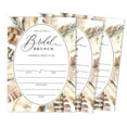 thumbnail image 1 of Inkdotpot 30FeathersFill-In Style Bridal Shower Invitations Wedding Blank Invites, 1 of 8