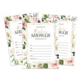 thumbnail image 1 of Inkdotpot 30Floral Baby Shower Invitation Cards Gender Neutral Fill In Blank Invites, 1 of 7