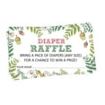 thumbnail image 1 of Inkdotpot 30Floral Baby ShowerDiaper Raffle Ticket Lottery Insert Cards Supplies Games For Baby Shower Party Bring A Pack Of Diapers To Win Favors Gifts And Prizes, 1 of 5