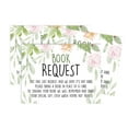 thumbnail image 1 of Inkdotpot 30Floral Gender Neutral Baby Shower Book Request Cards Bring A Book Instead Of A Card Baby Shower Invitations Inserts Games, 1 of 6