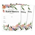 thumbnail image 1 of Inkdotpot 30FloralFill-In Style Bridal Shower Invitations Wedding Blank Invites, 1 of 1