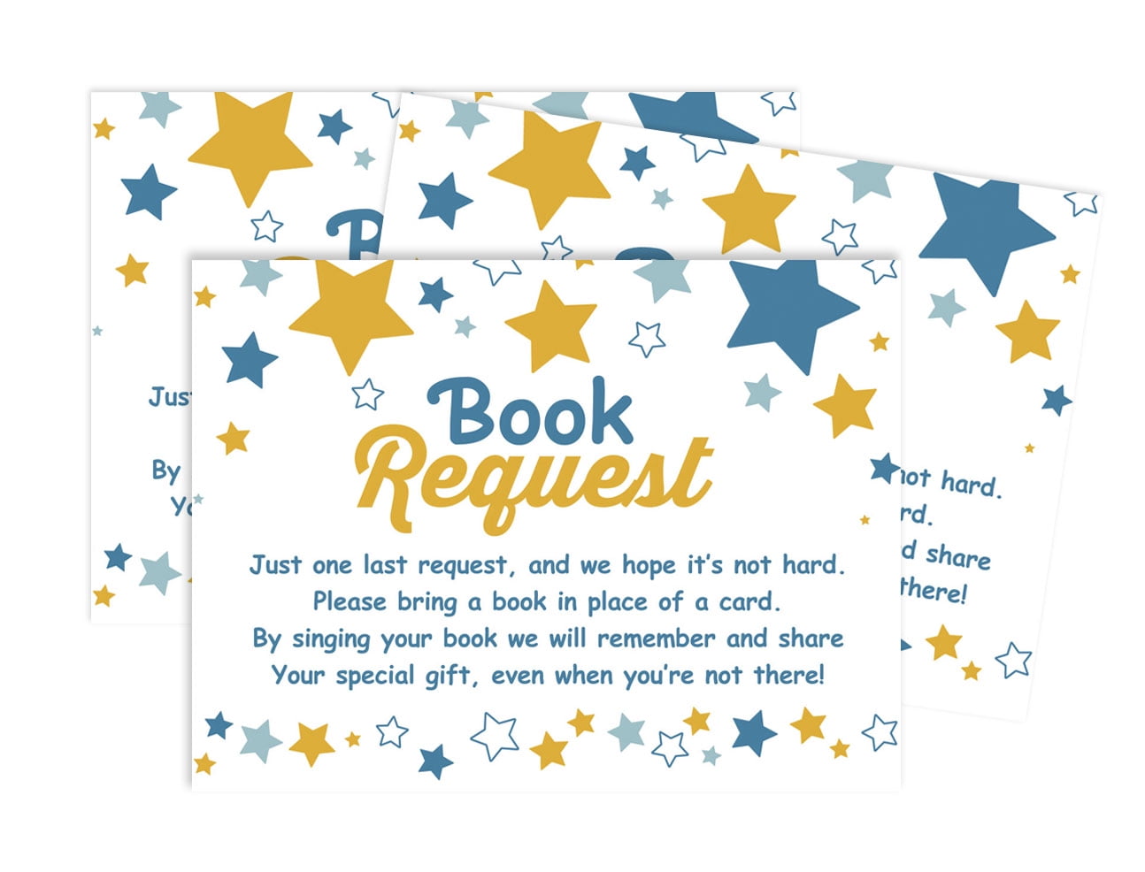 Inkdotpot 30Gender Neutral Twinkle Twinkle Little Star Baby Shower Book Request Cards Bring A Book Instead Of A Card Baby Shower Invitations Inserts Games