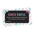 thumbnail image 1 of Inkdotpot 30Gender Reveal Baby ShowerDiaper Raffle Ticket Lottery Insert Cards Supplies Games For Baby Shower Party Bring A Pack Of Diapers To Win Favors Gifts And Prizes, 1 of 5