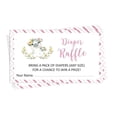 thumbnail image 1 of Inkdotpot 30Hippo Girl Gender Neutral Baby ShowerDiaper Raffle Ticket Lottery Insert Cards Supplies Games For Baby Shower Party Bring A Pack Of Diapers To Win Favors Gifts And Prizes, 1 of 5