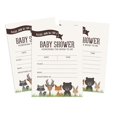 thumbnail image 1 of Inkdotpot 30Jungle Animals Baby Shower Invitation Cards Gender Neutral Fill In Blank Invites, 1 of 1