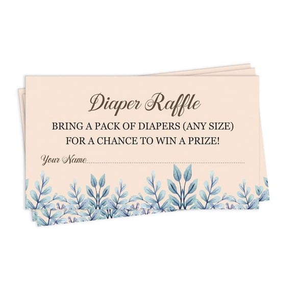 Inkdotpot 30Jungle Animals Baby ShowerDiaper Raffle Ticket Lottery Insert Cards Supplies Games For Baby Shower Party Bring A Pack Of Diapers To Win Favors Gifts And Prizes