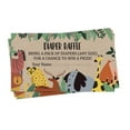 thumbnail image 1 of Inkdotpot 30Jungle Animals Baby ShowerRustic Diaper Raffle Ticket Lottery Insert Cards Supplies Games For Baby Shower Party Bring A Pack Of Diapers To Win Favors Gifts And Prizes, 1 of 5