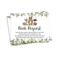 thumbnail image 1 of Inkdotpot 30Jungle Animals Gender Neutral Baby Shower Book Request Cards Bring A Book Instead Of A Card Baby Shower Invitations Inserts Games, 1 of 6