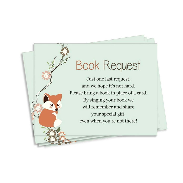 Inkdotpot 30Jungle Animals Gender Neutral Baby Shower Book Request Cards Bring A Book Instead Of A Card Baby Shower Invitations Inserts Games - Walmart.com inkdotpot-30jungle-animals-gender-neutral-baby-shower-book-request-cards-bring-a-book-instead-of-a-card-baby-shower-invitations-inserts-games-walmart-com