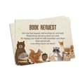 thumbnail image 1 of Inkdotpot 30Jungle Animals Gender Neutral Baby Shower Book Request Cards Bring A Book Instead Of A Card Baby Shower Invitations Inserts Games, 1 of 6
