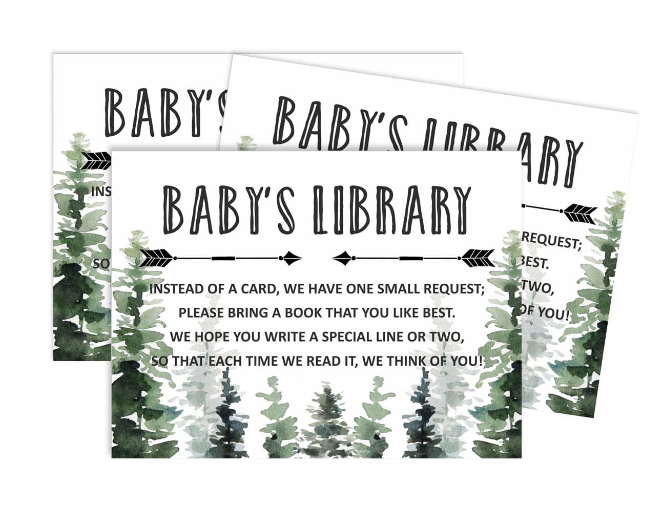 Inkdotpot 30Jungle Animals Greatest Adventure Baby Shower Book Request Cards Bring A Book Instead Of A Card Baby Shower Invitations Inserts Games