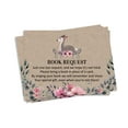thumbnail image 1 of Inkdotpot 30Jungle Animals Its a Boy Its a Girl Baby Shower Rustic Book Request Cards Bring A Book Instead Of A Card Baby Shower Invitations Inserts Games, 1 of 6