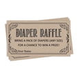 thumbnail image 1 of Inkdotpot 30Little Man Baby ShowerRustic Diaper Raffle Ticket Lottery Insert Cards Supplies Games For Baby Shower Party Bring A Pack Of Diapers To Win Favors Gifts And Prizes, 1 of 5