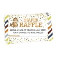 thumbnail image 1 of Inkdotpot 30Monkey Jungle Animals Baby ShowerDiaper Raffle Ticket Lottery Insert Cards Supplies Games For Baby Shower Party Bring A Pack Of Diapers To Win Favors Gifts And Prizes, 1 of 5