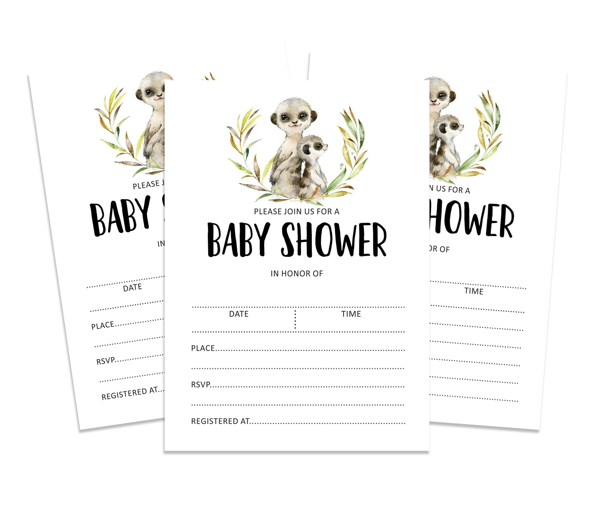 Inkdotpot 30koala baby Baby Shower Invitation Cards Gender Neutral In Blank Invites