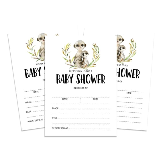 Inkdotpot 30koala baby Baby Shower Invitation Cards Gender Neutral In Blank Invites