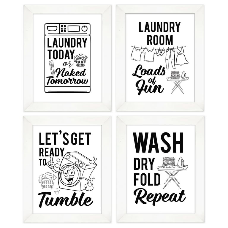 inkdotpot-4-piecelaundry-signs-for-laundry-room-decorlaundryposter-with-frame-laundry-room-wall-art-signs-framed-wall-decor-for-home-laundry-14x20-inches-white-walmart-com for Free Printable Laundry Room Art Inkdotpot 4 PieceLaundry Signs for Laundry Room DecorLaundryPoster With Frame, Laundry Room Wall Art Signs Framed Wall Decor for Home Laundry-14x20 inches(White) - Walmart.com for Free Printable Laundry Room Art