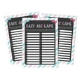 thumbnail image 1 of Inkdotpot 50 BabyAlphabetABCGameStripe Gender Reveal Baby Shower Game Its A Boy Its A Girl Party Supplies, 1 of 1