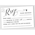 thumbnail image 1 of Inkdotpot 50 Blank RSVP Cards With White Envelopes White 4"x6" Response Cards-RSVP Reply Card For Wedding-Bridal Shower-Baby Shower-Rehearsal Dinner, 1 of 7