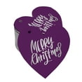 thumbnail image 1 of Inkdotpot 50 Pack Real Silver Foil Paper Tag Merry Christmas Favor Hang Tag, 1 of 8